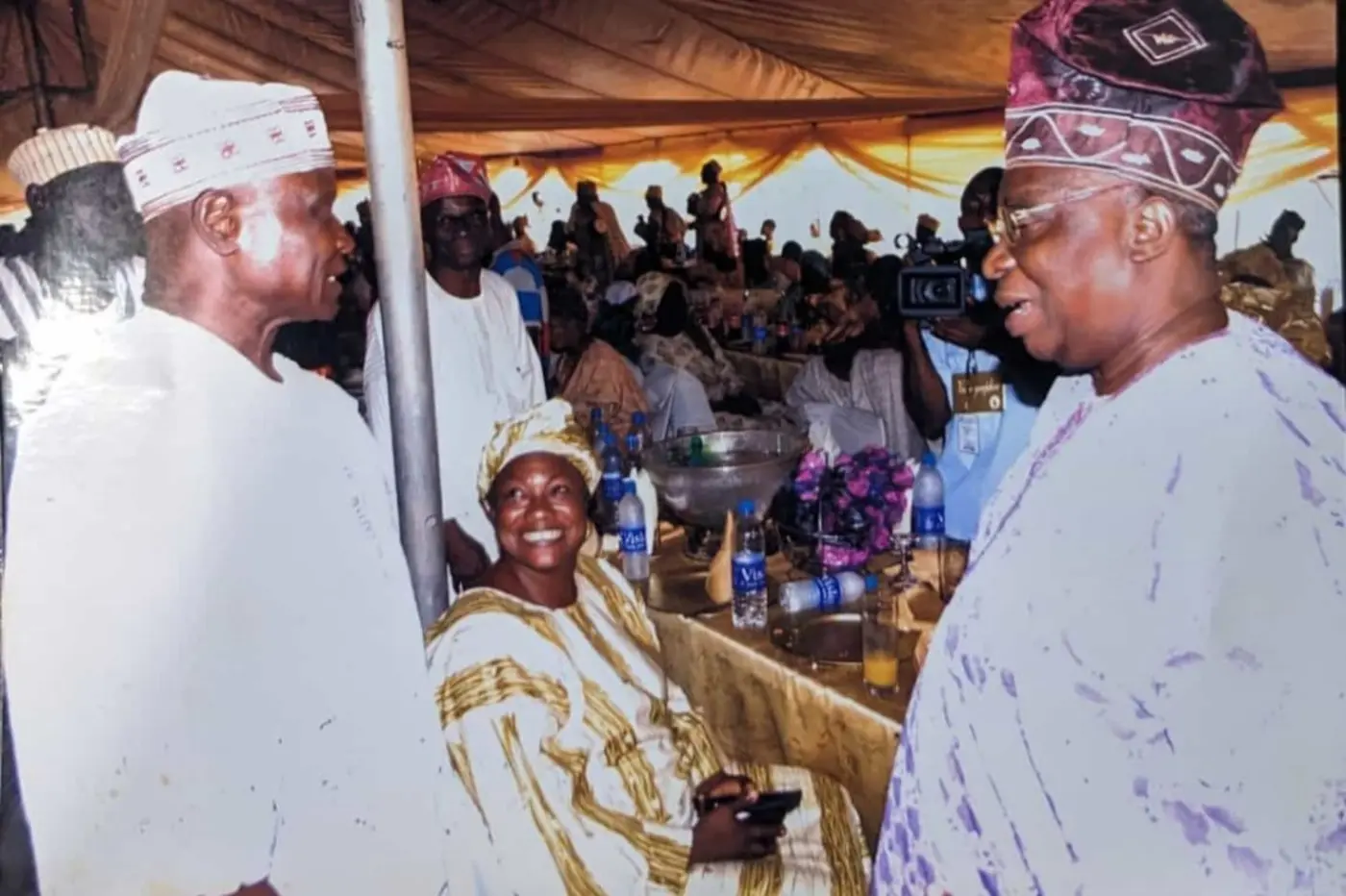 Chief Abraham Kusemoran Medaiyese at a public event